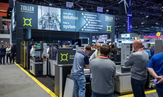 ZOLLER booth at IMTS 2024