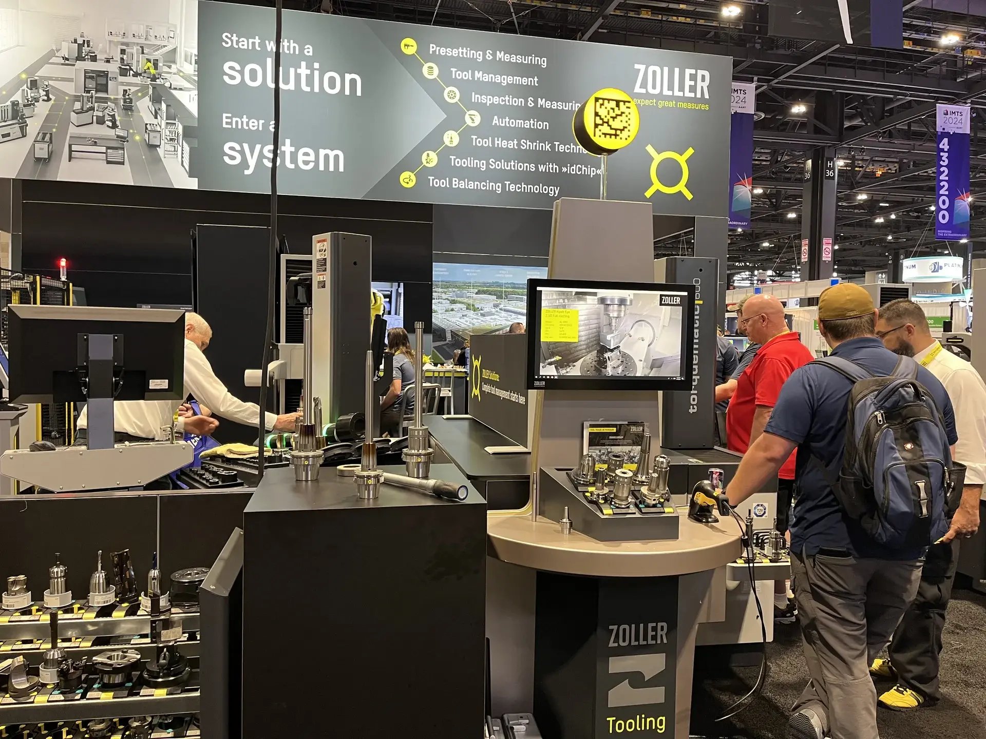 ZOLLER booth at IMTS 2024